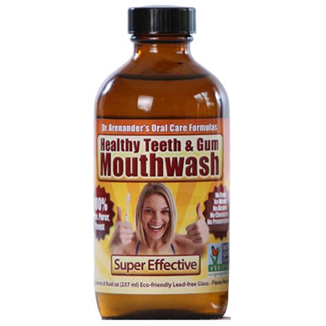 Organic, Flouride Free, Non-Toxic Mouthwash for Gum Disease, Receding Gums, Inflammation, Helps ...