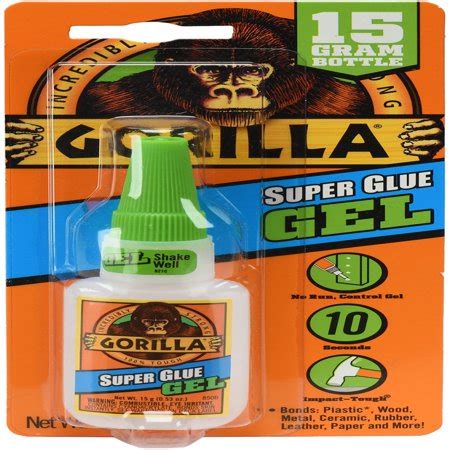 Gorilla Super Glue Gel - .53oz - Walmart.com