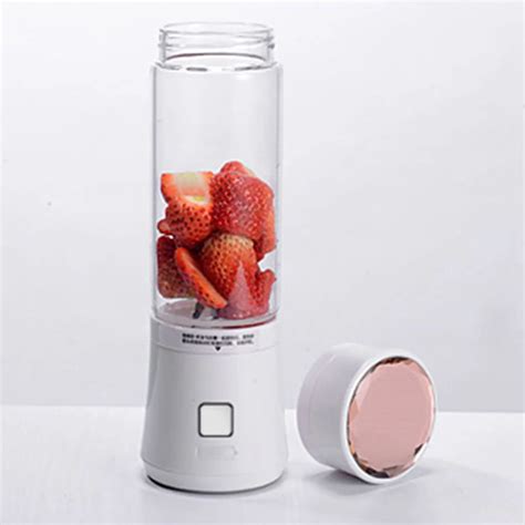 High Quality 480ml USB Mini Blender Glass Bottle Juicer 6 Blades ...