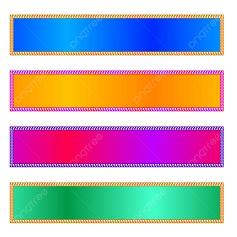 Set Of Colorful Banner Shapes, Banner Shapes, Vector Shapes, Banner PNG Transparent Image and ...