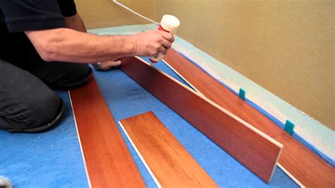 How to Install a Hardwood Floating Floor - YouTube