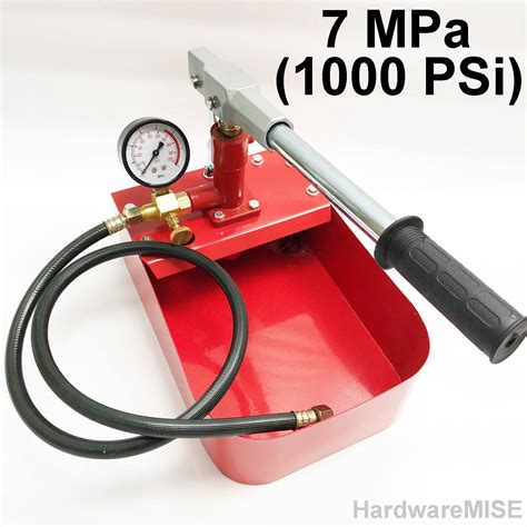 Hydraulic Pressure Test Pump 7MPa 1000psi 70KG/cm3 Manual Hydraulic ...