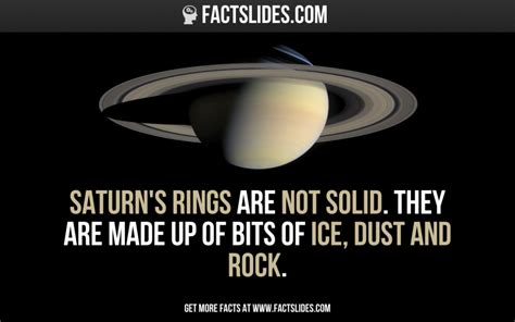 Space Facts: 45 Facts about Space ←FACTSlides→ | Space facts, Facts, Saturn