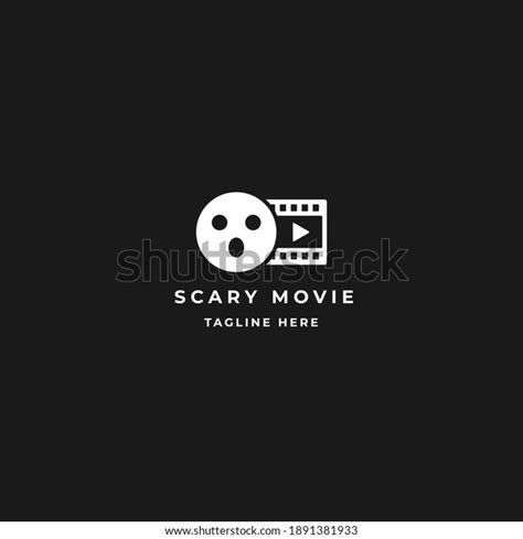 Scary Movie Vector Logo Design Roll Stock Vector (Royalty Free ...