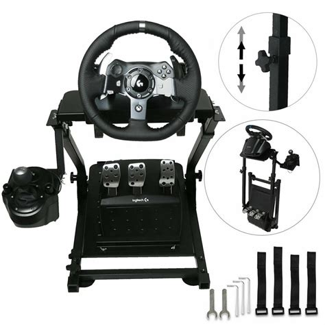 NEW RACING SIMULATOR STEERING WHEEL STAND FOR LOGITECH G920 PS4 518TMS ...