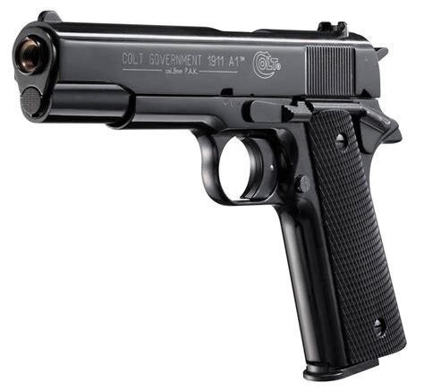 Pistolet 9 mm à blanc Colt Government 1911 A1 bronzé