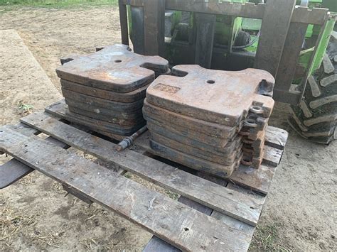 Massey Ferguson Tractor Front Weights, 55kg, Set Of 12, AGCO | eBay