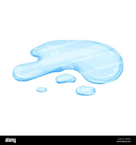 Puddle frozen Stock Vector Images - Alamy