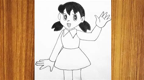 How to Draw Shizuka from Doraemon | Shizuka Drawing | Doraemon - YouTube