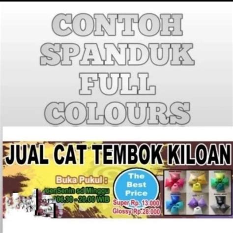 Jual BANNER-SPANDUK / CETAK BANNER / CETAK SPANDUK / DESIGN BANNER ...