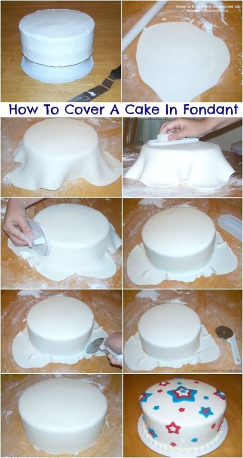 Wie man einen Kuchen mit Fondant bedeckt (Tutorial) | Cake decorating for beginners, Fondant ...