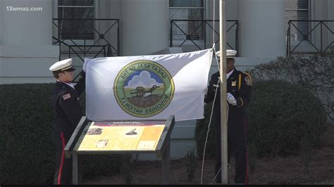 Macon's first Natives return for the Muscogee Creek Nation flag ...