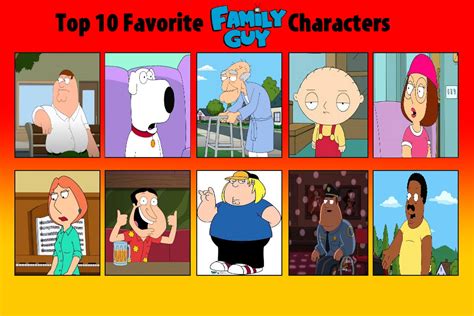 My Top 10 Favorite Family Guy characters by StanMarshFan20 on DeviantArt