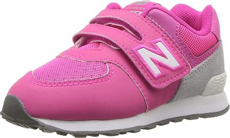 Amazon.com | New Balance Kids' Kx574v1i (Infant/Toddler), pink, 4 ...