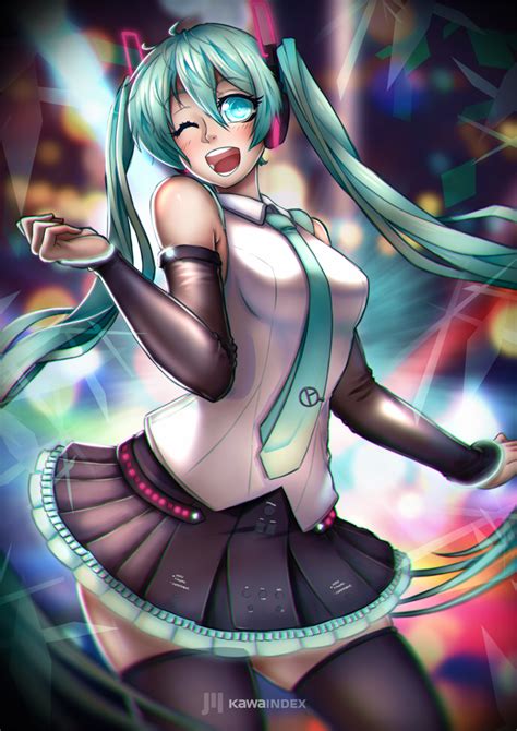 Miku Hatsune Dance by KawaINDEX on DeviantArt