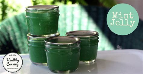 Mint Jelly (low- or no-sugar) - Healthy Canning in Partnership with Facebook Group Canning for ...