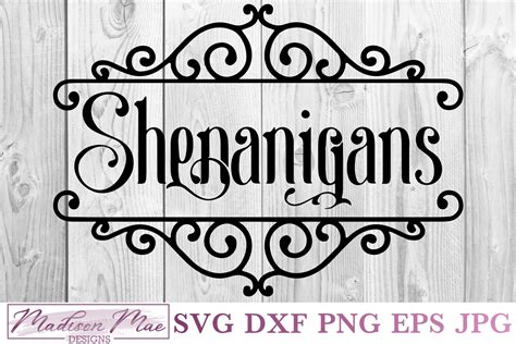 Shenanigans SVG, Saint Patrick's Day SVG - Madison Mae Designs