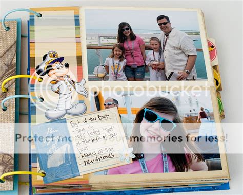 Disney Cruise Scrapbook - the Polka Dot Chair