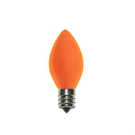 C7 Incandescent Ceramic Orange Bulbs