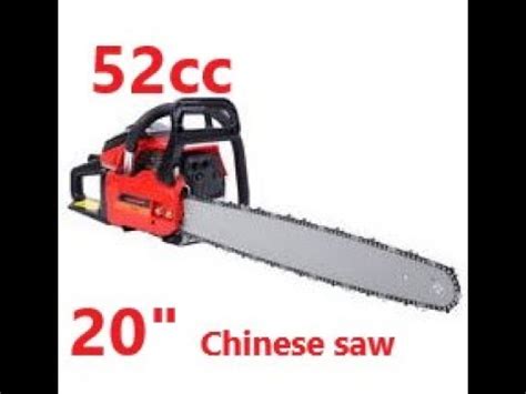 Chinese Chainsaw, 52cc 20 inch chainsaw