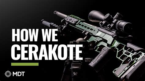 Cerakote Process: How MDT paints precision rifle chassis with Cerakote ...