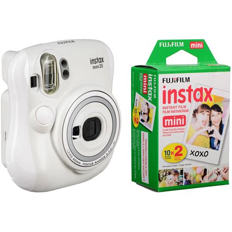 FUJIFILM INSTAX Mini 25 Instant Film Camera With 1 Pack of Film