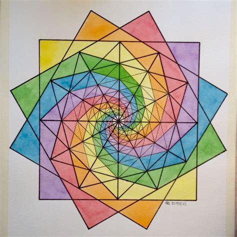 Regolo | Desenho de mandala, Desenhos com formas geometricas, Fractais