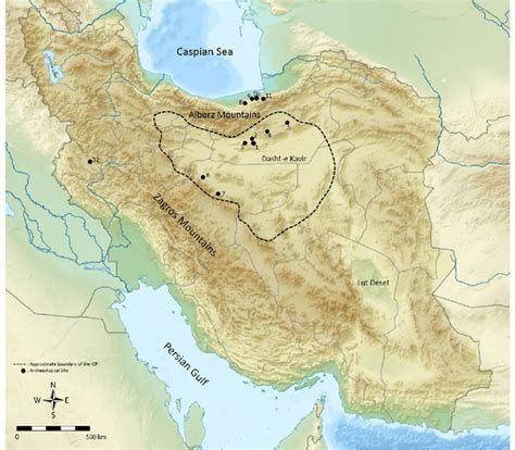 Iranian Plateau Map Location