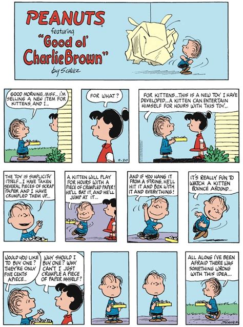 Today's Peanuts Comic | Sunday, September 20, 2020 : r/peanuts