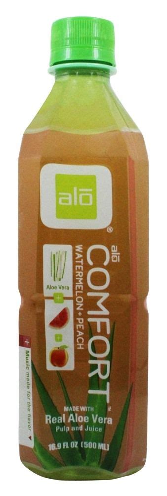 ALO - Original Aloe Drink Comfort Aloe + Watermelon + Peach - 16.9 fl ...