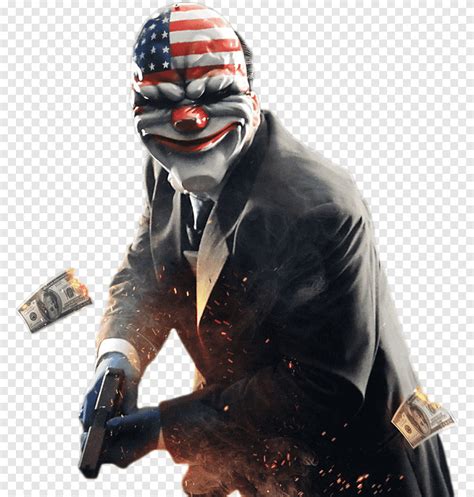 человек в маске в стиле США с пистолетом, день выплаты жалованья 2 День зарплаты: The Heist Xbox ...
