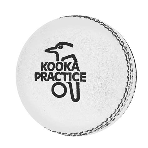 Practice White Kookaburra Cricket Ball – Dozen – Meulemans Cricket Centre