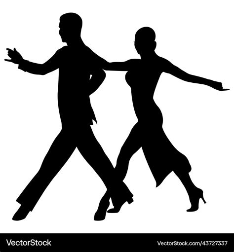 Ballroom dancing 1 Royalty Free Vector Image - VectorStock