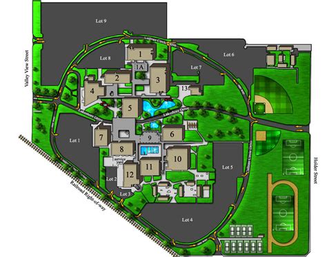 Cypress College Campus Map by TheRyanFord on DeviantArt