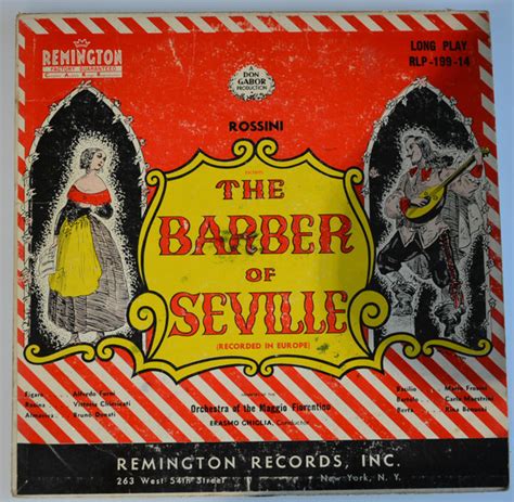 Gioacchino Rossini - The Barber Of Seville (1951, Vinyl) | Discogs