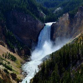 Yellowstone Grand Canyon Waterfall by sjgrand - VIEWBUG.com