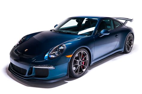 Dealer Inventory 2015 Porsche 911 GT3 Only 5,298 Miles! Rare Dark Blue ...