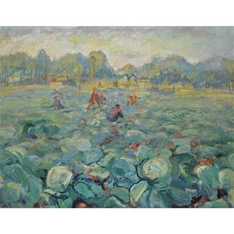 Pavel Varfolomevich Kusnetsov | The Cabbage Field (Late 1930s) | MutualArt