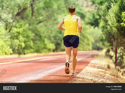 Running Man Runner Working Out Image & Photo | Bigstock