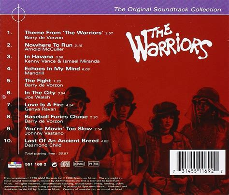 Warriors : - original soundtrack buy it online at the soundtrack to ...