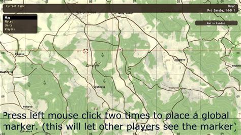 Dayz : How to use a map ( including markers ) - YouTube