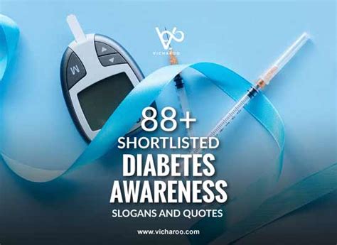 88+ Catchy Diabetes Day Awareness Slogans & Quotes – Vicharoo