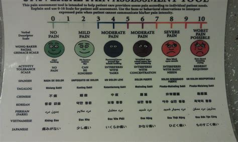 Wong Baker Facial Grimace Scale | Pain scale, Pain, Pain assessment