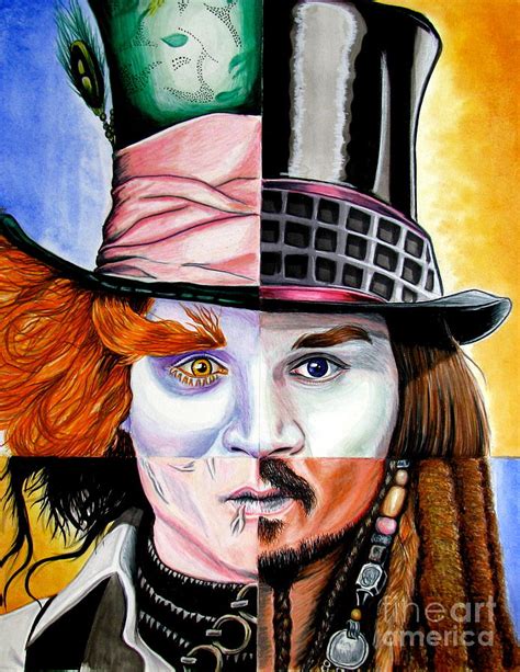 Johnny Depp's Greatest Painting by Andres Machado