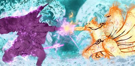 Sasuke vs Naruto: Susanoo Clash HD Wallpaper by HDDraw