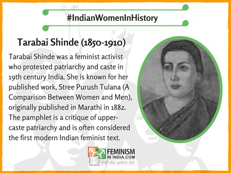 tarabai shinde | Feminism In India