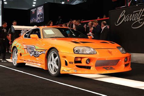 Fast and Furious Supra breaks record at auction