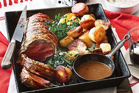 Pancetta-wrapped beef fillet with horseradish and sage - Recipes ...