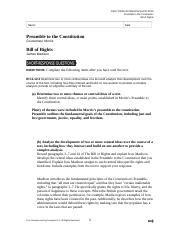 Preamble-Bill of Rights comprehension.docx - FIRST READ EXTENSION ...