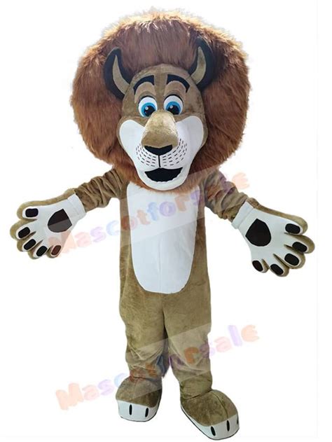 Alex The Lion Mascot Costume For Adults Mascot Heads